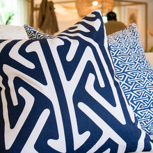 Load image into Gallery viewer, Bandhini Homewear Design Arrow Head Screen Navy Lounge Cushion 55 x 55cm | Accessories | app store dev @@ABC ///[option4] 十月五日 11:53 
