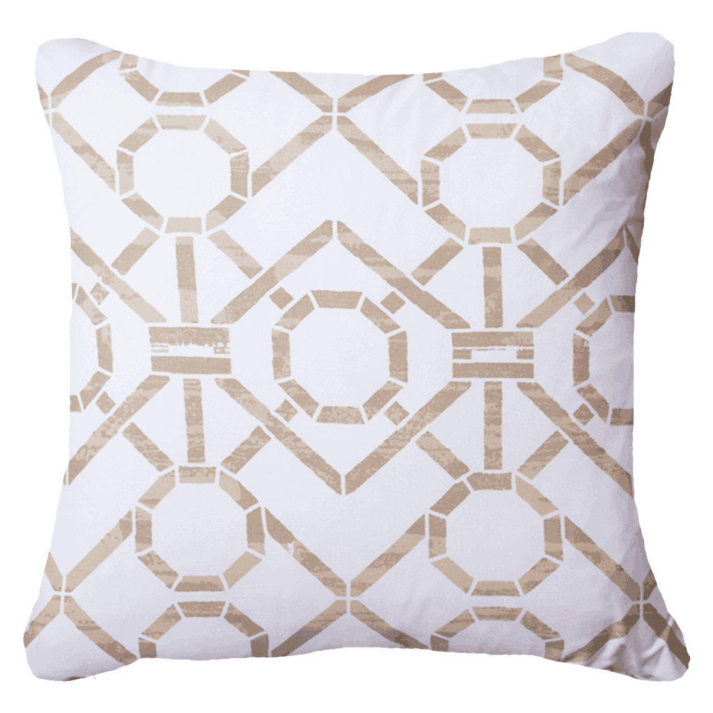 Bandhini Homewear Design Bamboo Hedge Natural Lounge Cushion 55 x 55 cm | Accessories | app store dev @@ABC ///[option4] 十月五日 11:53 
