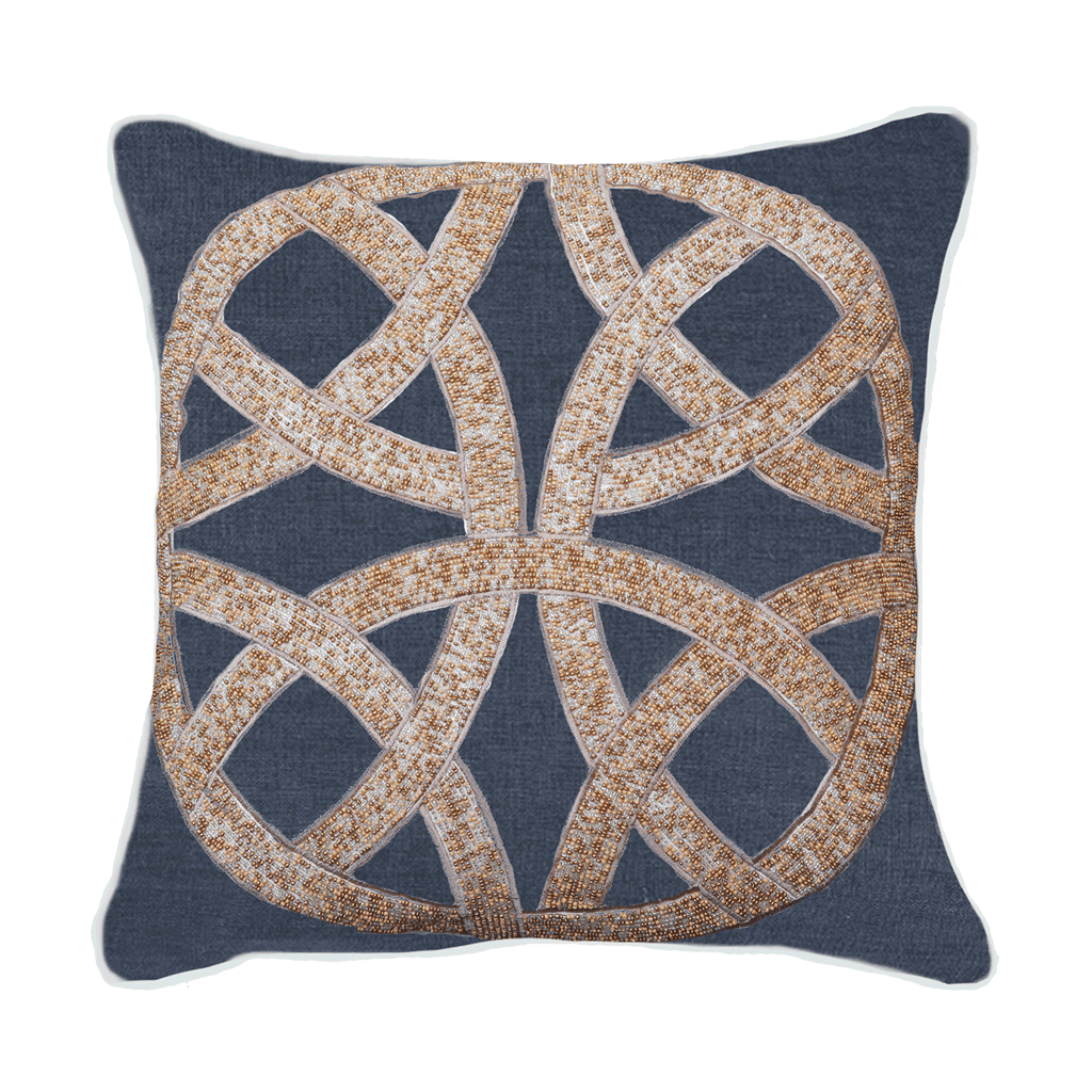 Bandhini Homewear Design Chanel Navy Medium Cushion 50x50cm | Accessories | app store dev @@ABC ///[option4] 十月五日 11:53 