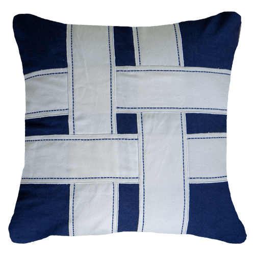 Bandhini Homewear Design Cross Sash Navy Lounge Cushion 55 x 55 cm | Accessories | app store dev @@ABC ///[option4] 十月五日 11:53 