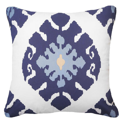 Bandhini Homewear Design Inner Ikat Navy Lounge Cushion 55x55cm | Accessories | app store dev @@ABC ///[option4] 十月五日 11:53 