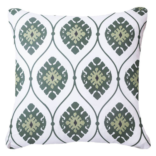 Bandhini Homewear Design Inner Ikat Repeat Emerald Lounge Cushion 55x55cm | Accessories | app store dev @@ABC ///[option4] 十月五日 11:53 
