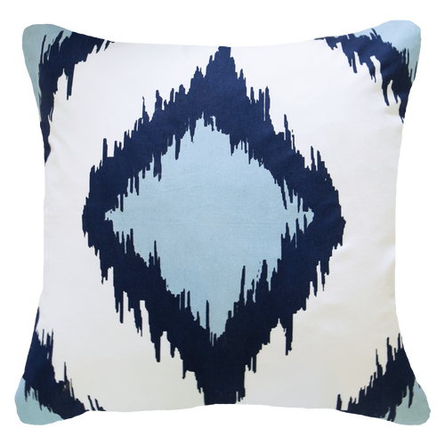 Bandhini Homewear Design Inner Ikat Solitaire Navy Lounge Cushion 55 x 55 cm | Accessories | app store dev @@ABC ///[option4] 十月五日 11:53 