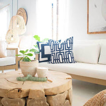 Load image into Gallery viewer, Bandhini Homewear Design Jade Screen Navy Lounge Cushion 55 x 55 cm | Accessories | app store dev @@ABC ///[option4] 十月五日 11:53 
