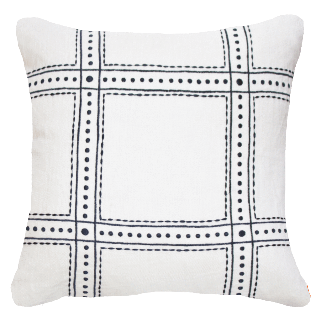 Bandhini Homewear Design Linen Dots Navy Lounge Cushion 55 x 55 cm | Accessories | app store dev @@ABC ///[option4] 十月五日 11:53 