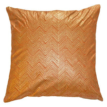 Load image into Gallery viewer, Bandhini Homewear Design Dreamtime Zig Dot Block Orange Lounge Cushion 55 x 55 cm | Accessories | app store dev @@ABC ///[option4] 十月五日 11:53 
