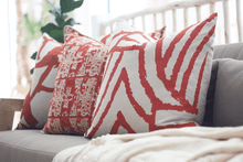 Load image into Gallery viewer, Bandhini Homewear Design Earth File Print Rust Lounge Cushion 55x55cm | Accessories | app store dev @@ABC ///[option4] 十月五日 11:53 
