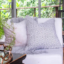 Load image into Gallery viewer, Bandhini Homewear Design Arrow Print Slate Lounge Cushion 55 x 55cm | Accessories | app store dev @@ABC ///[option4] 十月五日 11:53 
