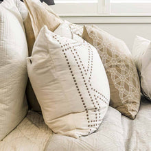 Load image into Gallery viewer, Bandhini Homewear Design Dot Frame White Lounge Cushion 55x55cm | Accessories | app store dev @@ABC ///[option4] 十月五日 11:53 
