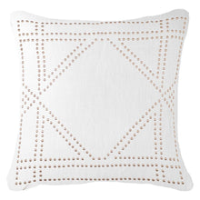 Load image into Gallery viewer, Bandhini Homewear Design Dot Frame White Lounge Cushion 55x55cm | Accessories | app store dev @@ABC ///[option4] 十月五日 11:53 
