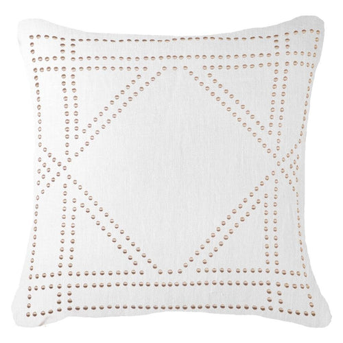 Bandhini Homewear Design Dot Frame White Lounge Cushion 55x55cm | Accessories | app store dev @@ABC ///[option4] 十月五日 11:53 