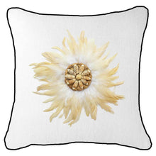 Load image into Gallery viewer, Bandhini Homewear Design Feather Shell White Juju White Lounge Cushion 55 x 55 cm | Accessories | app store dev @@ABC ///[option4] 十月五日 11:53 
