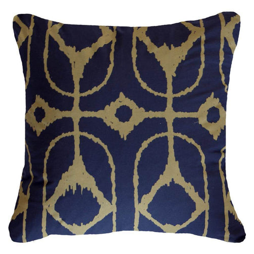 Bandhini Homewear Design Inner Ikat Diamond Navy Lounge Cushion 55 x 55 cm | Accessories | app store dev @@ABC ///[option4] 十月五日 11:53 