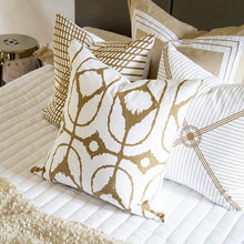 Load image into Gallery viewer, Bandhini Homewear Design Inner Ikat Diamond White Lounge Cushion 55 x 55 cm | Accessories | app store dev @@ABC ///[option4] 十月五日 11:53 
