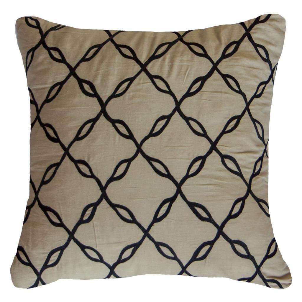 Bandhini Homewear Design Inner Trellis Natural Lounge Cushion 55 x 55 cm | Accessories | app store dev @@ABC ///[option4] 十月五日 11:53 