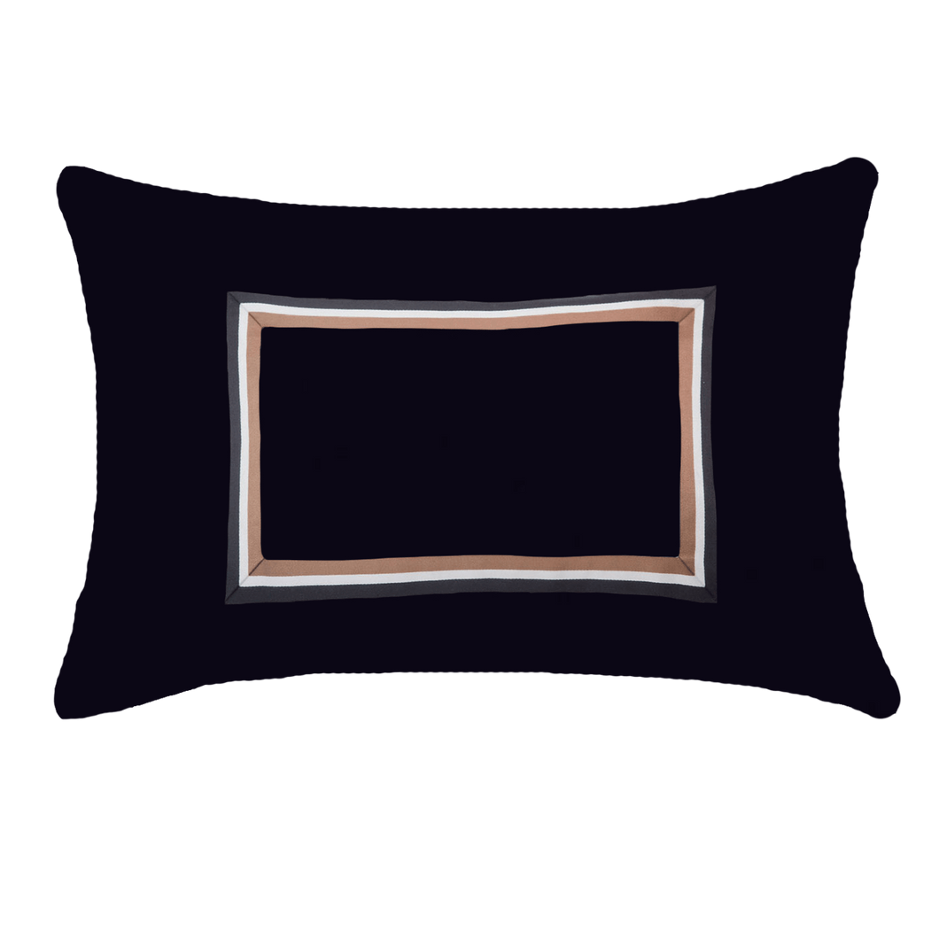 Bandhini Homewear Design Braid Cayman Black Lumber Cushion 35 x 53 cm | Accessories | app store dev @@ABC ///[option4] 十月五日 11:53 