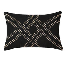 Load image into Gallery viewer, Bandhini Homewear Design Dot Polar Black Lumber Cushion 35 x 53 cm | Accessories | app store dev @@ABC ///[option4] 十月五日 11:53 
