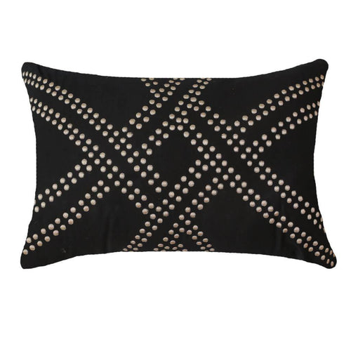 Bandhini Homewear Design Dot Polar Black Lumber Cushion 35 x 53 cm | Accessories | app store dev @@ABC ///[option4] 十月五日 11:53 