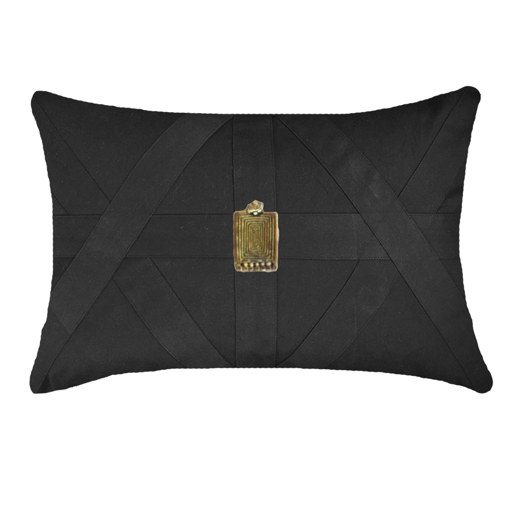 Bandhini Homewear Design Amulet Cairo Black Lumber Cushion 35 x 53 cm | Accessories | app store dev @@ABC ///[option4] 十月五日 11:53 