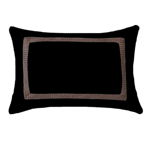 Bandhini Homewear Design Braid Barbados Black Lumber Cushion 35 x 53 cm | Accessories | app store dev @@ABC ///[option4] 十月五日 11:53 