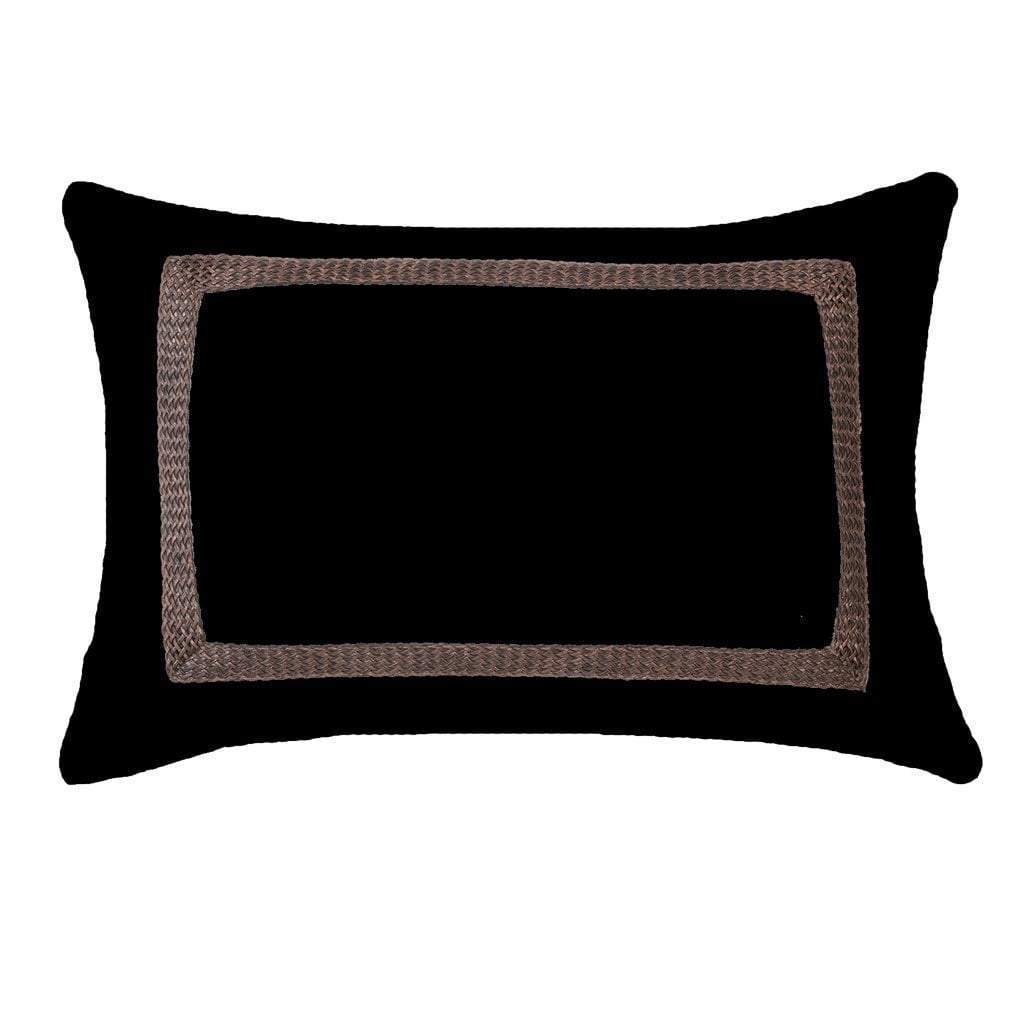 Bandhini Homewear Design Braid Barbados Black Lumber Cushion 35 x 53 cm | Accessories | app store dev @@ABC ///[option4] 十月五日 11:53 