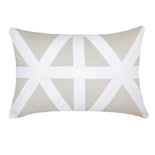 Bandhini Homewear Design Cross Patch Natural White Lumber Cushion 35 x 53 cm | Accessories | app store dev @@ABC ///[option4] 十月五日 11:53 