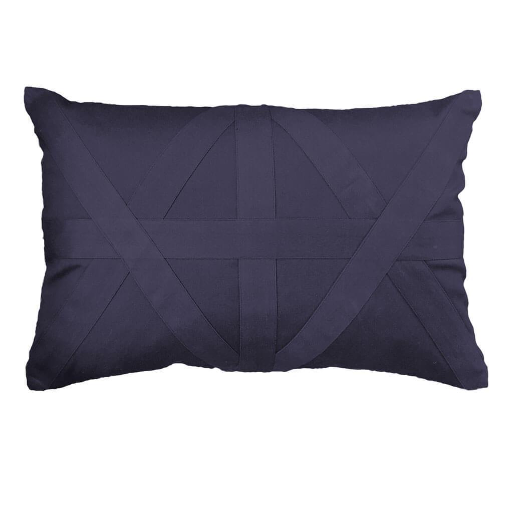 Bandhini Homewear Design Cross Patch Navy Lumber Cushion 35 x 53 cm | Accessories | app store dev @@ABC ///[option4] 十月五日 11:53 