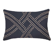 Load image into Gallery viewer, Bandhini Homewear Design Dot Polar Navy Lumber Cushion 35 x 53 cm | Accessories | app store dev @@ABC ///[option4] 十月五日 11:53 
