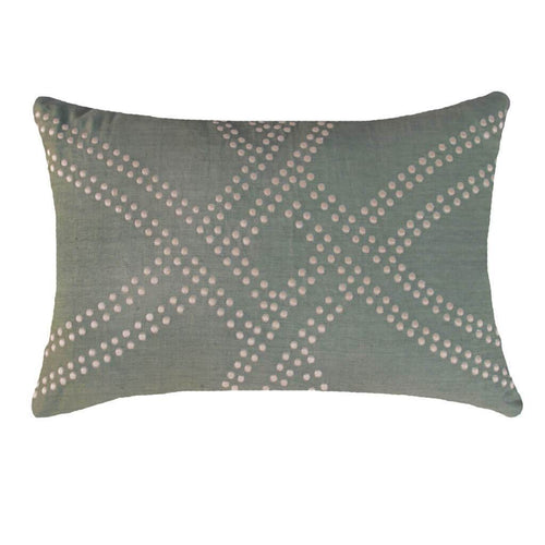 Bandhini Homewear Design Dot Polar Sage Lumber Cushion 35 x 53 cm | Accessories | app store dev @@ABC ///[option4] 十月五日 11:53 