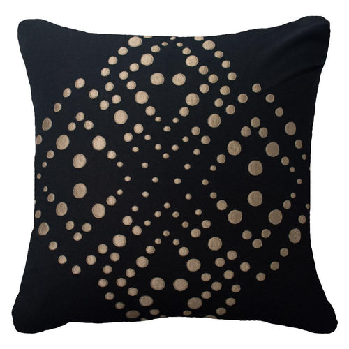 Bandhini Homewear Design Dot Flower Black Medium Cushion 50 x 50 cm | Accessories | app store dev @@ABC ///[option4] 十月五日 11:53 