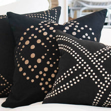 Load image into Gallery viewer, Bandhini Homewear Design Dot Flower Black Medium Cushion 50 x 50 cm | Accessories | app store dev @@ABC ///[option4] 十月五日 11:53 
