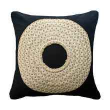Load image into Gallery viewer, Bandhini Homewear Design African Badge Black Medium Cushion 50 x 50cm | Accessories | app store dev @@ABC ///[option4] 十月五日 11:53 
