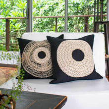 Load image into Gallery viewer, Bandhini Homewear Design African Badge Black Medium Cushion 50 x 50cm | Accessories | app store dev @@ABC ///[option4] 十月五日 11:53 
