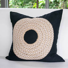 Load image into Gallery viewer, Bandhini Homewear Design African Badge Black Medium Cushion 50 x 50cm | Accessories | app store dev @@ABC ///[option4] 十月五日 11:53 
