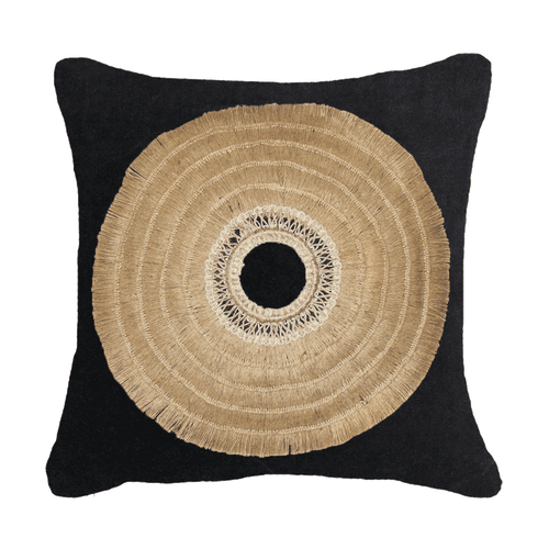 Bandhini Homewear Design African Shield Black Medium Cushion 50x50cm | Accessories | app store dev @@ABC ///[option4] 十月五日 11:53 