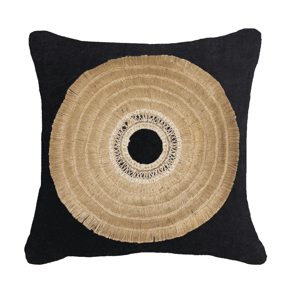 Bandhini Homewear Design African Shield Black Medium Cushion 50x50cm | Accessories | app store dev @@ABC ///[option4] 十月五日 11:53 