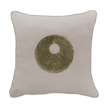 Load image into Gallery viewer, Bandhini Homewear Design Disc Copper Natural Medium cushion 50x50cm | Accessories | app store dev @@ABC ///[option4] 十月五日 11:53 
