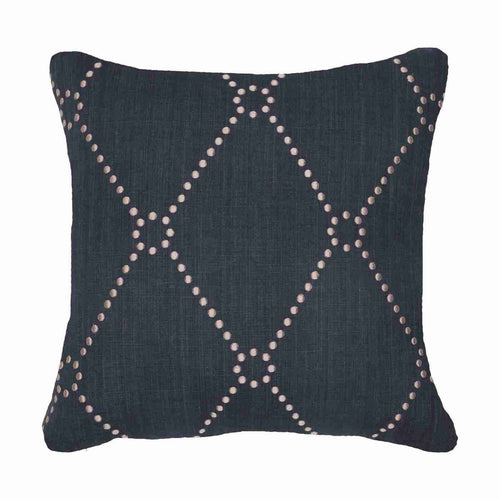Bandhini Homewear Design Dot Diamond Navy Medium Cushion 50x50cm | Accessories | app store dev @@ABC ///[option4] 十月五日 11:53 