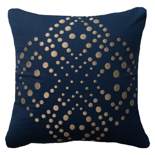 Bandhini Homewear Design Dot Flower Navy Medium Cushion 50 x 50 cm | Accessories | app store dev @@ABC ///[option4] 十月五日 11:53 
