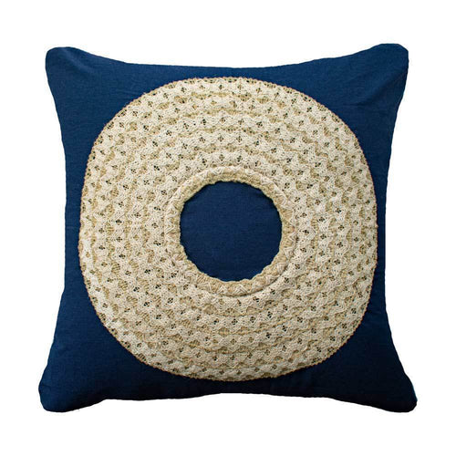 Bandhini Homewear Design African Badge Navy Medium Cushion 50 x 50cm | Accessories | app store dev @@ABC ///[option4] 十月五日 11:53 
