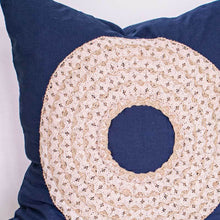 Load image into Gallery viewer, Bandhini Homewear Design African Badge Navy Medium Cushion 50 x 50cm | Accessories | app store dev @@ABC ///[option4] 十月五日 11:53 
