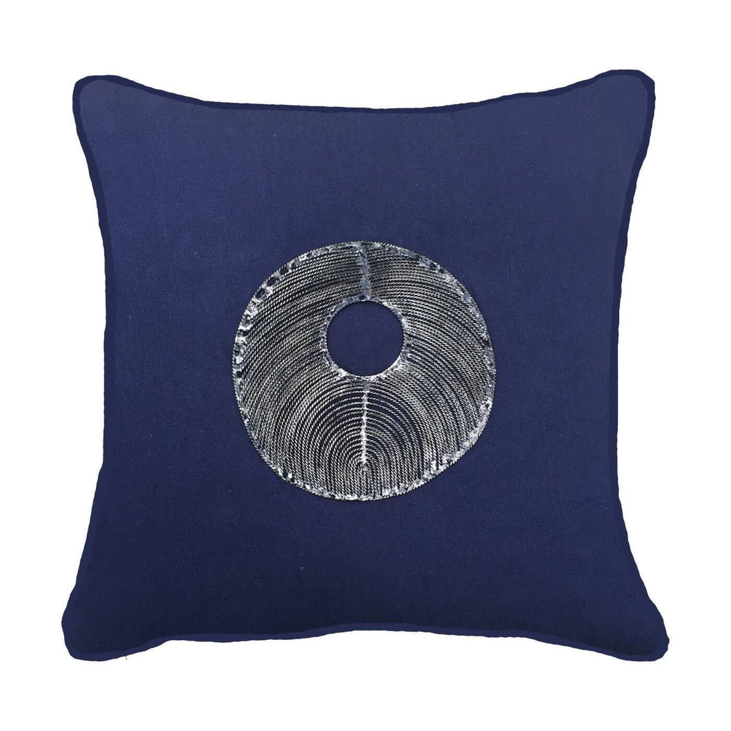 Bandhini Homewear Design Disc Silver Navy Medium Cushion 50 x 50 cm | Accessories | app store dev @@ABC ///[option4] 十月五日 11:53 