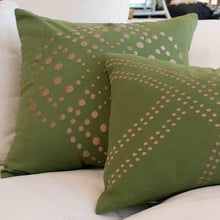 Load image into Gallery viewer, Bandhini Homewear Design Dot Flower Sage Medium Cushion 50 x 50 cm | Accessories | app store dev @@ABC ///[option4] 十月五日 11:53 
