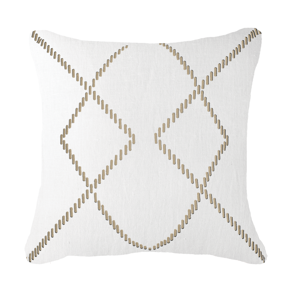 Bandhini Homewear Design Dot Crop Circles White Medium Cushion 50x50cm | Accessories | app store dev @@ABC ///[option4] 十月五日 11:53 