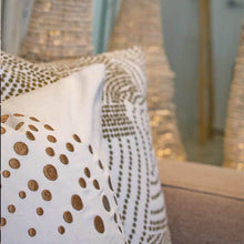 Load image into Gallery viewer, Bandhini Homewear Design Dot Flower White Medium Cushion 50 x 50cm | Accessories | app store dev @@ABC ///[option4] 十月五日 11:53 
