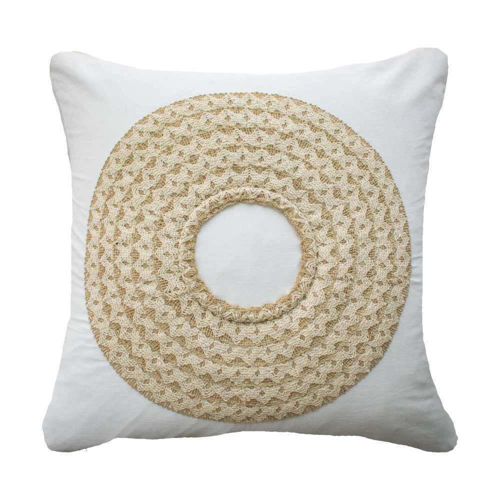 Bandhini Homewear Design African Badge White Lounge Cushion 50 x 50cm | Accessories | app store dev @@ABC ///[option4] 十月五日 11:53 