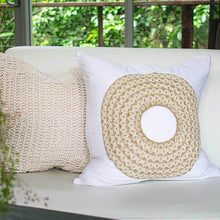Load image into Gallery viewer, Bandhini Homewear Design African Badge White Lounge Cushion 50 x 50cm | Accessories | app store dev @@ABC ///[option4] 十月五日 11:53 
