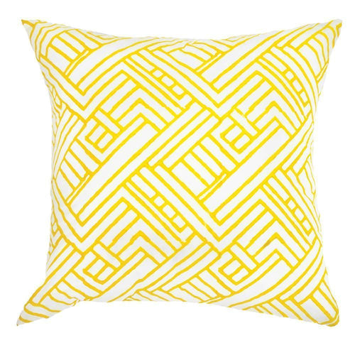 Bandhini Homewear Design Hash Print Yellow Medium Cushion 50 x 50 cm | Accessories | app store dev @@ABC ///[option4] 十月五日 11:53 
