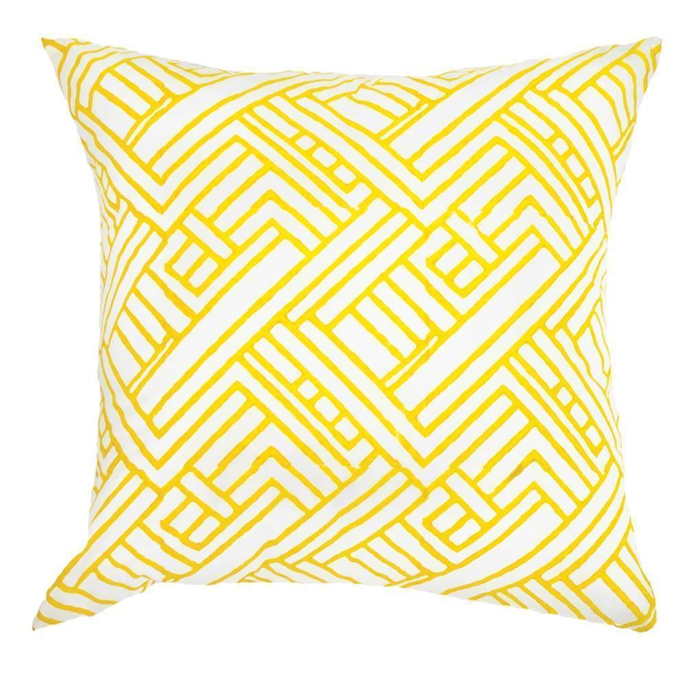 Bandhini Homewear Design Hash Print Yellow Medium Cushion 50 x 50 cm | Accessories | app store dev @@ABC ///[option4] 十月五日 11:53 