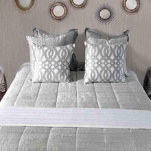 Load image into Gallery viewer, Bandhini Homewear Design Dupion Silver King Quilt 274 x 274 cm | Sleeping | app store dev @@ABC ///[option4] 十月五日 11:53 
